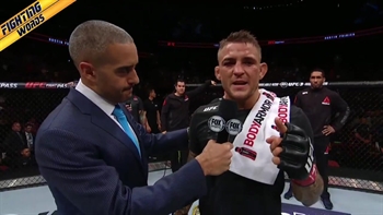 Dustin Poirier has a message for someone in the lightweight division | FIGHTING WORDS