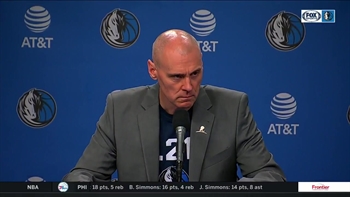 Rick Carlisle speaks to Media on Dirk Appreciation Night