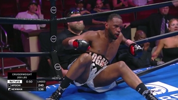 Efe Apochi KO's Earl Newman in the 2nd round | PBC on FOX