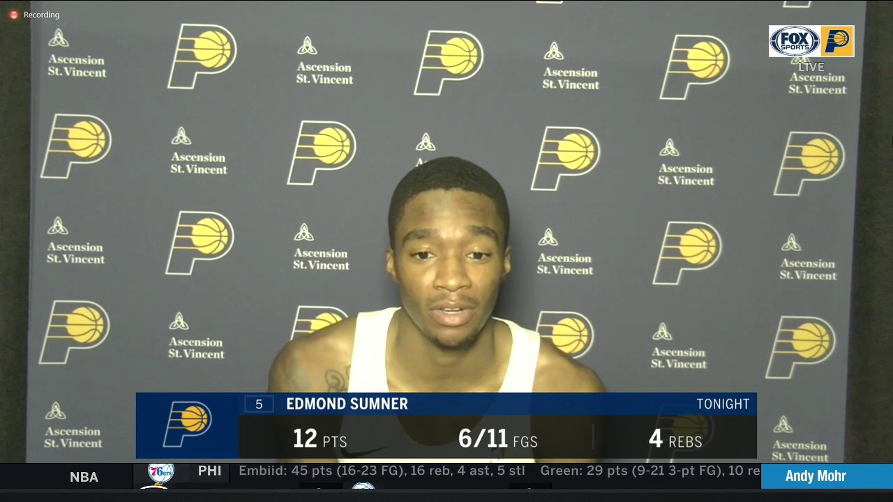 Edmond Sumner: 'When my number was called, I was ready'