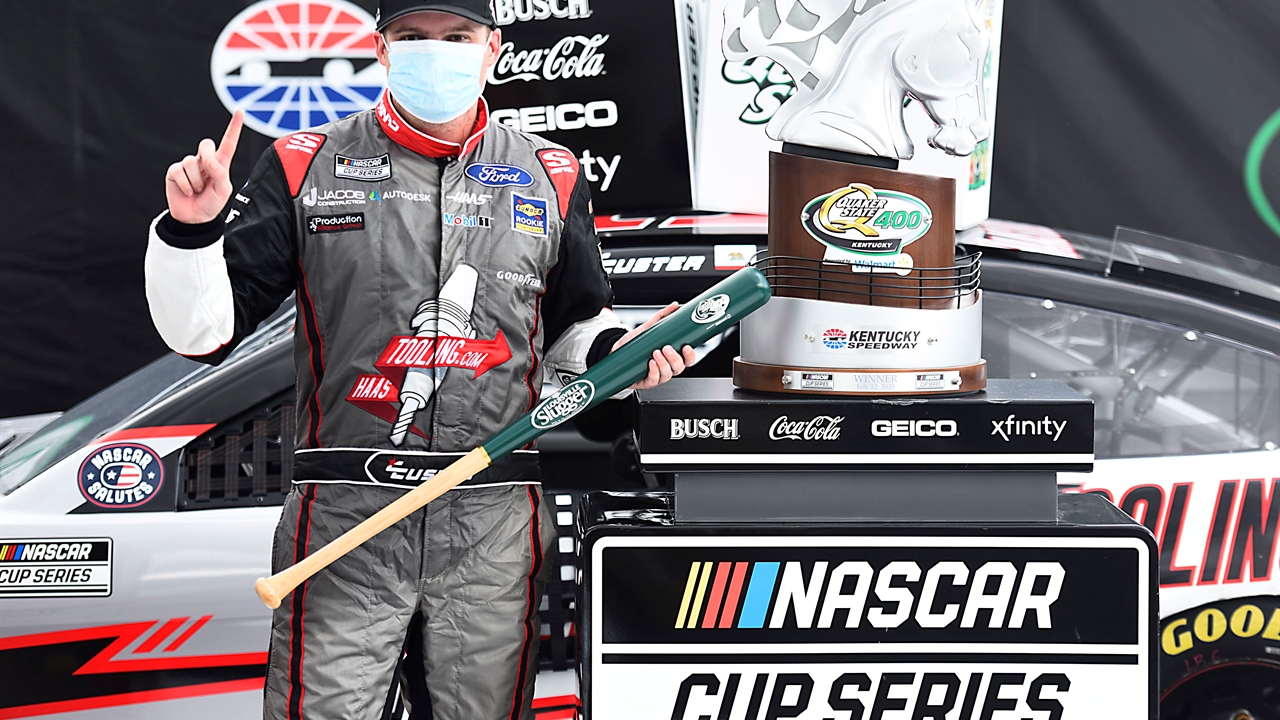 FINAL LAPS: Cole Custer goes 4-wide on last lap pass for first career win