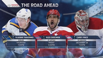 Lightning set to take on Blues, Capitals on back to back nights