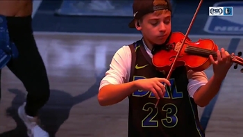 Violin or Fiddle for Halftime entertainment? | Mavs Live