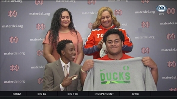 Early Signing Period: Mater Dei LB Mase Funa signs with Oregon