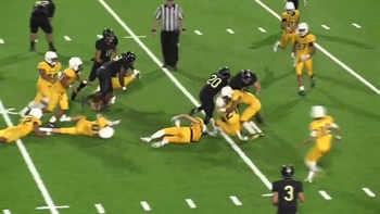 Week 2: Keith Savage runs over 7 defenders for Bosco first down