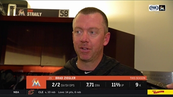 Marlins RHP Brad Ziegler on the confidence of fellow pitchers