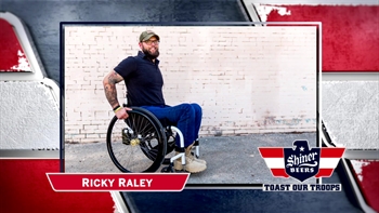 Shiner Toast The Troops | Ricky Raley