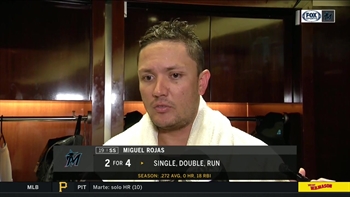 Miguel Rojas: ‘When you play defense, you want guys attacking hitters’