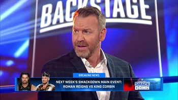 WWE Backstage previews Roman Reigns vs Baron Corbin for SmackDown next Friday