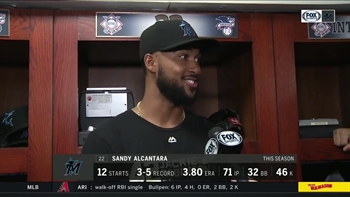 Sandy Alcantara: 'We're competing. It doesn't matter what team we face'