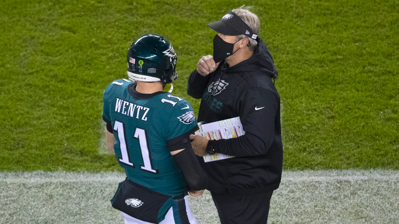 Brian Westbrook: Playing Hurts over Wentz could save Doug Pederson's job | FIRST THINGS FIRST