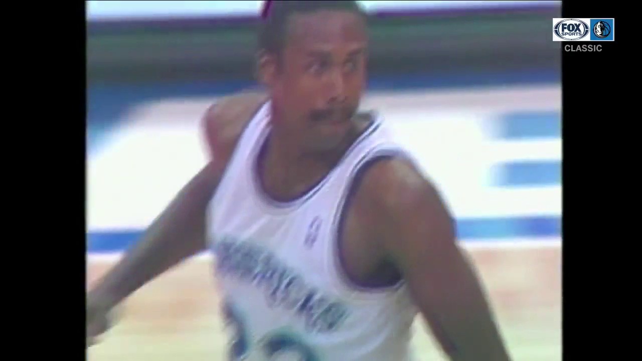 WATCH: Rolando Blackman with the Beautiful Left-Handed Move | Mavericks CLASSICS