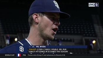 Wil Myers on the win and what it is like being back with the Padres