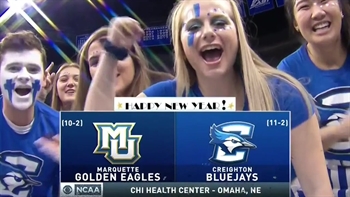 Creighton routes Marquette 92-75 for their 12th win of the season