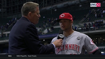 Nick Senzel offers self-evaluation after two-plus weeks in the bigs