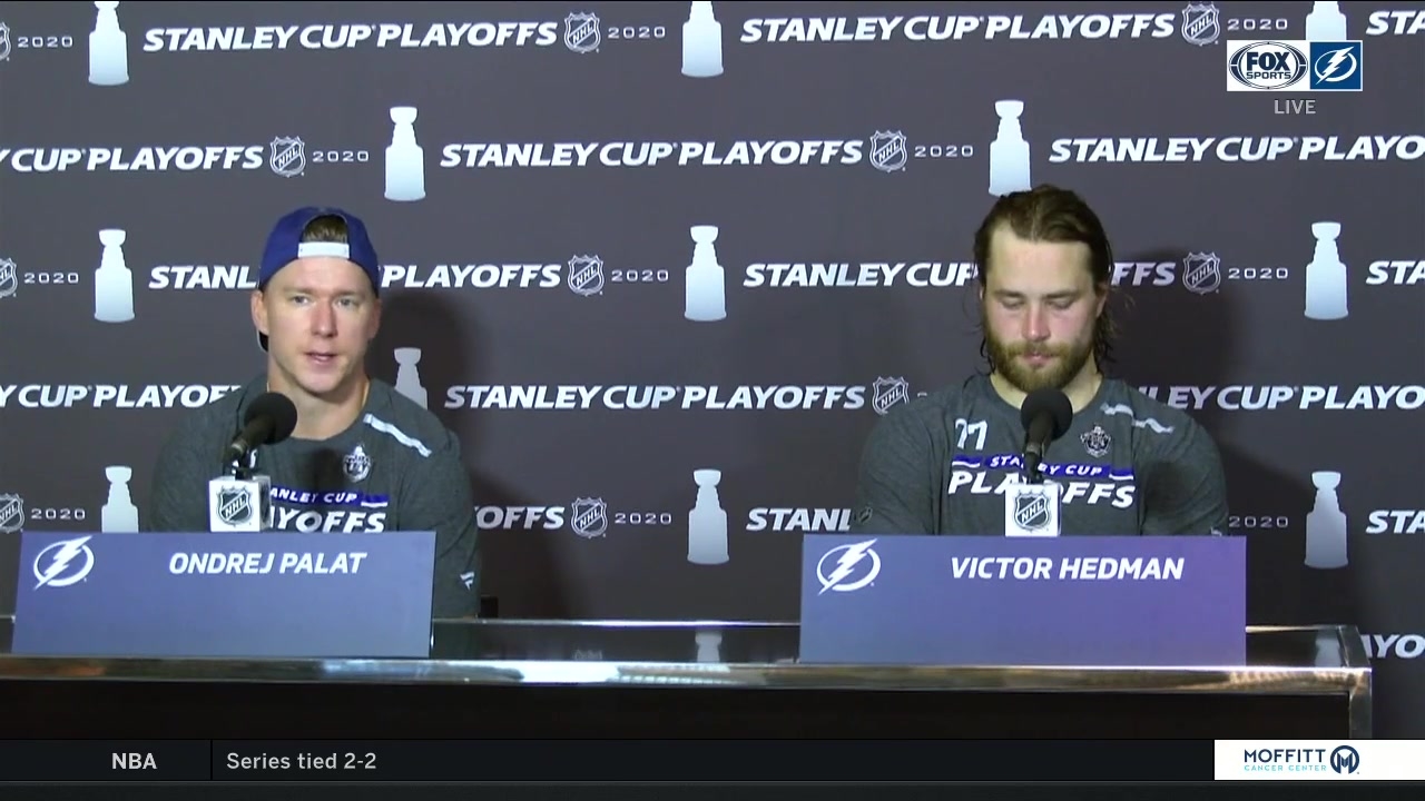 Ondrej Palat, Victor Hedman on Lightning evening up series with Bruins