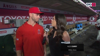 La Stella on his first Angels home run this season