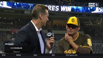 Luis Urias talks about his first career home run