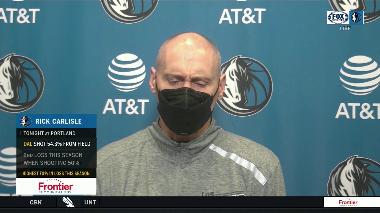 Rick Carlisle: 'We're going to have to be better on the boards'