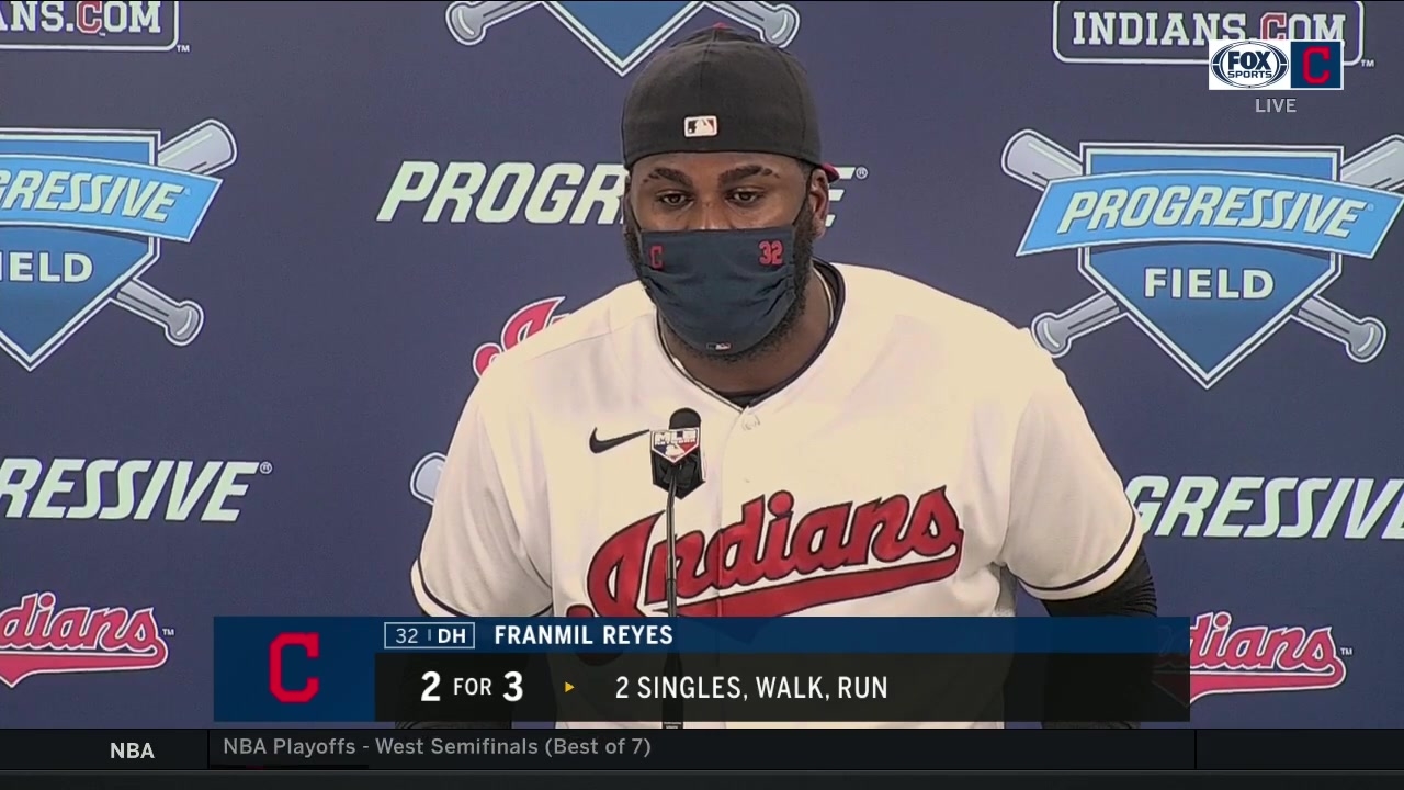 Franmil Reyes on Indians' playoff push: 'It's gonna be a great ride'