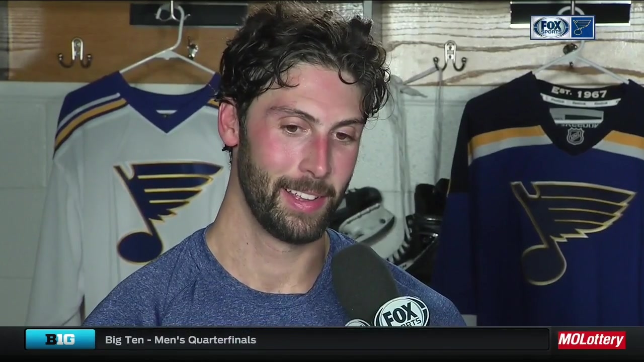 Bortuzzo on eye contact with Edmundson on pass: 'We were like star-crossed lovers'
