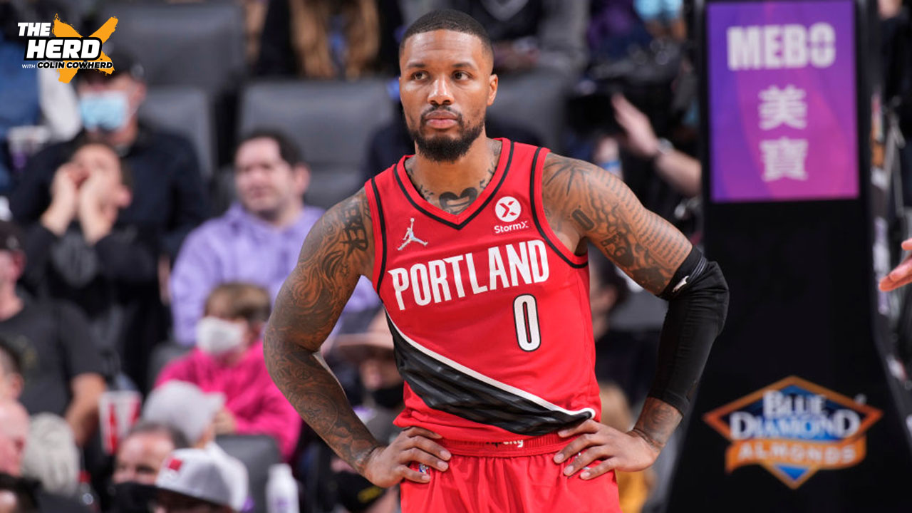 Colin Cowherd: 'Damian Lillard & Jayson Tatum solve a lot of Boston's & Portland's issues' I THE HERD