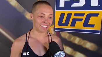 Rose Namajunas talks with Megan Olivi after UFC 223 weigh-ins | INTERVIEW | UFC 223