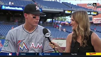 Peter O'Brien on his 2-run home run, preparation translating to results