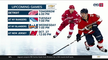 Panthers head home with momentum to face waiting Red Wings team