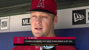 Ty Buttrey describes his MLB debut with Angels