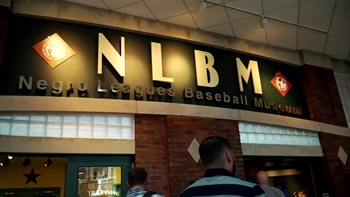 Banny at the Negro Leagues Museum | Rangers Insider