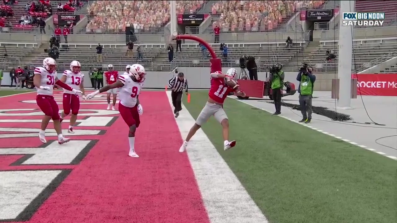 Jaxon Smith-Njigba nabs toe-tap touchdown, Buckeyes on top of Cornhuskers, 45-17