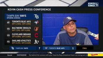 Kevin Cash breaks down Game 1 against Blue Jays
