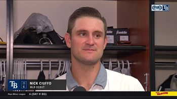 Nick Ciuffo on MLB debut: √¢‚Ç¨ÀúGetting the win for my first game, that√¢‚Ç¨‚Ñ¢s what I√¢‚Ç¨‚Ñ¢m here for√¢‚Ç¨‚Ñ¢