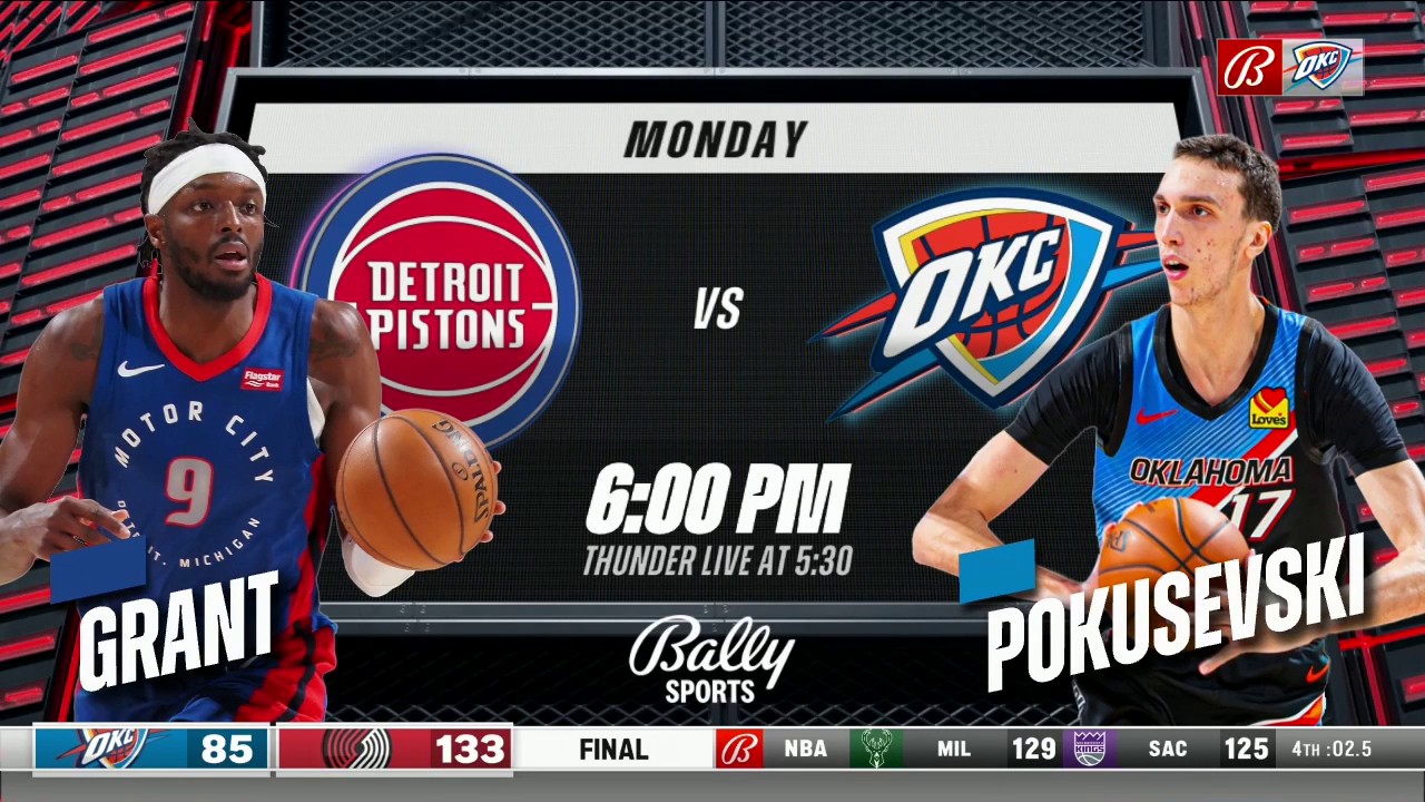 Looking ahead to the Pistons vs. Thunder | Thunder Live
