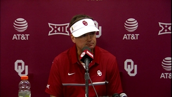 Bob Stoops talks 'fighting back' against TCU - Full