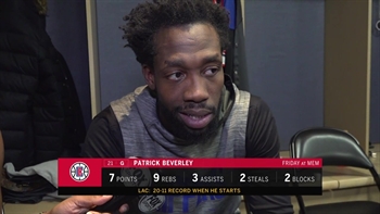 Patrick Beverley says healthy season has aided his success