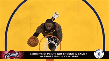 Did the Cavaliers choke away the series in Game 1?