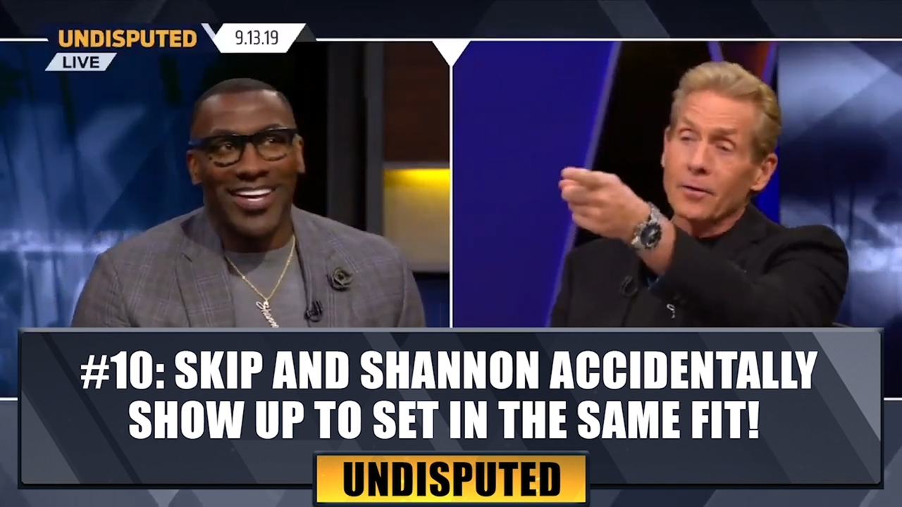 #10 Skip and Shannon accidentally show up to set in the same fit! | Top 10 Moments of the Year