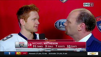 Panthers' Michael Matheson: 'James Reimer was real solid for us tonight'