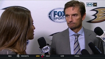 Anaheim Ducks head coach Dallas Eakins on team's impressive performance