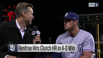 Hunter Renfroe postgame interview
