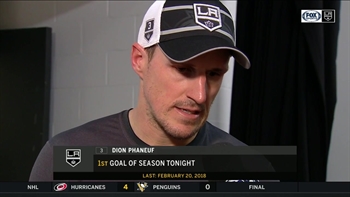 Dion Phaneuf embracing jokes after netting first goal of season