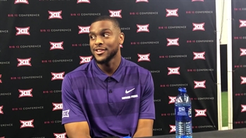 TCU QB Robinson on relationship with OC Cumbie - 'It's good...that's my guy!' | Big 12 Media Days