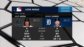 Marlins have 5-game win streak in sight as series in Detroit continues