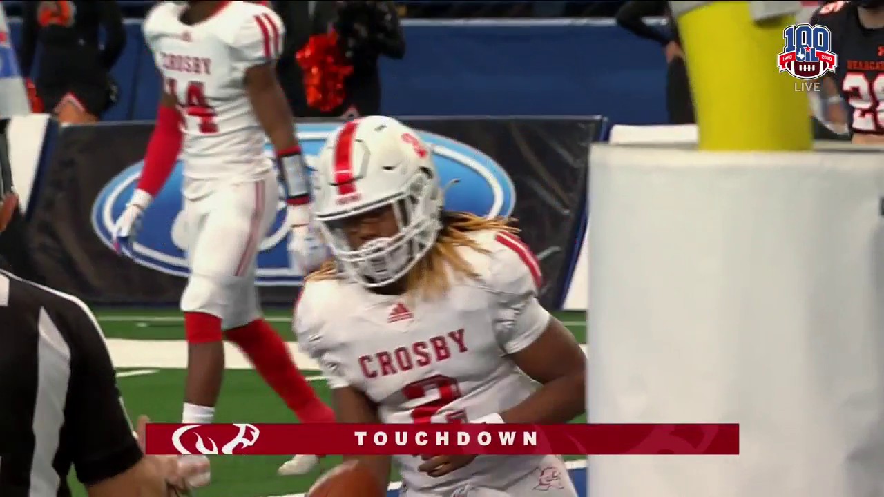 HIGHLIGHTS: Deniquez Dunn Rushing TD for Crosby