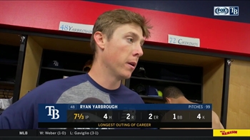 Ryan Yarbrough details longest outing of his career, Rays' 7-2 win