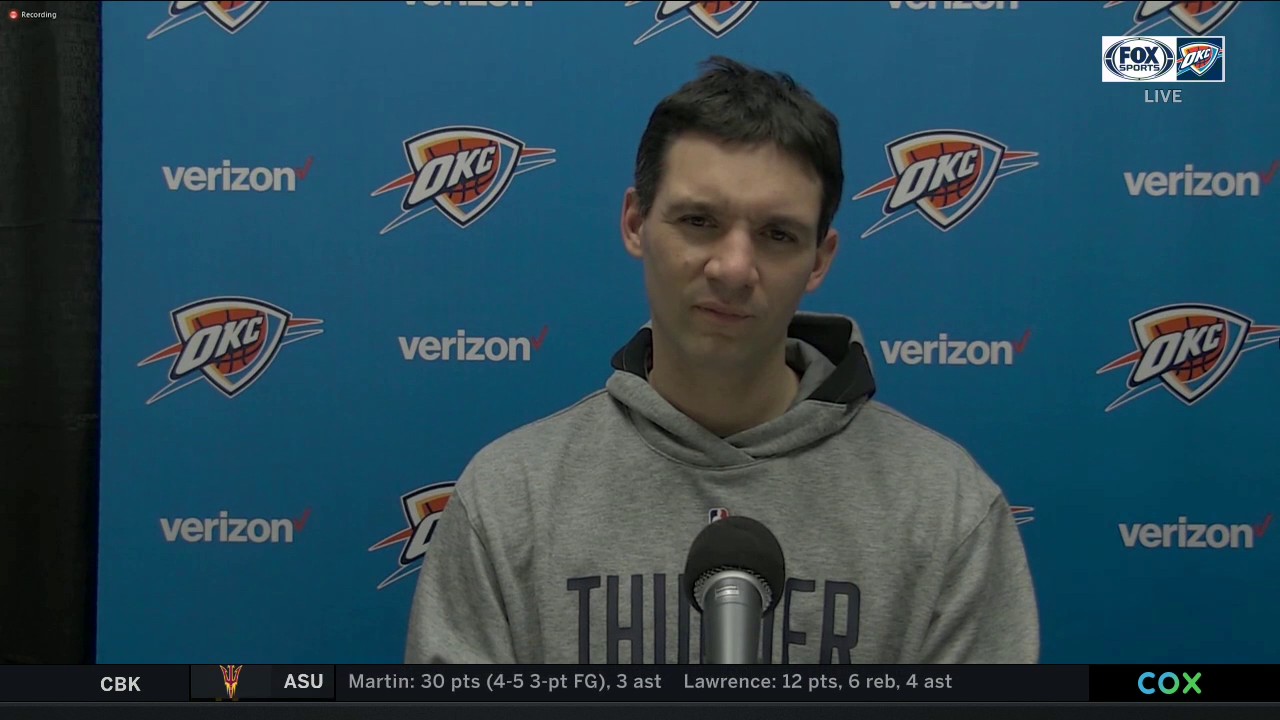 Mark Daigneault: 'We weren't sharp enough on either end of the floor'