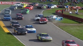 Aggressive racing triggers multi-car crash late at Mid-Ohio | 2017 NASCAR XFINITY SERIES
