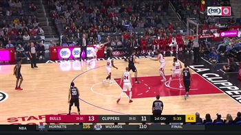 HIGHLIGHTS: Clippers top Bulls 128-121 despite Rivers ejection